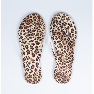 TKEES Kadın Leopar Parmak Arası Terlik TK-2081