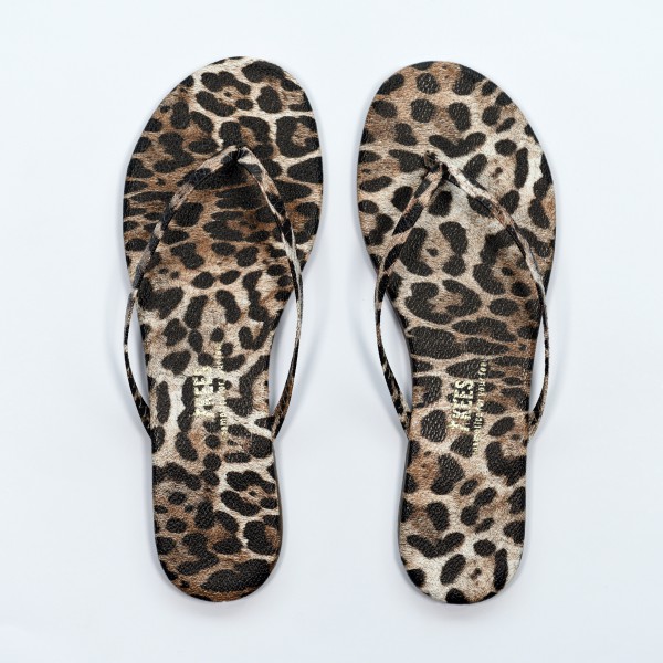 TKEES Kadın Leopar II Parmak Arası Terlik TK-2145
