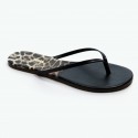 TKEES Kadın Leopar II/Siyah Parmak Arası Terlik TK-2146
