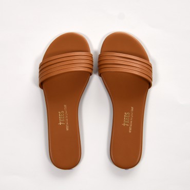TKEES Kadın Camel Terlik TK-6012