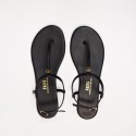 TKEES Kadın Siyah Sandalet TK-8014