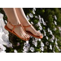TKEES Kadın Turuncu Sandalet TK-8015