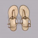 TKEES Kadın Gold Tokalı Sandalet TK-8021