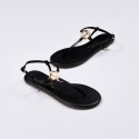 TKEES Kadın Siyah Tokalı Sandalet TK-8023