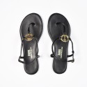 TKEES Kadın Siyah Tokalı Sandalet TK-8023